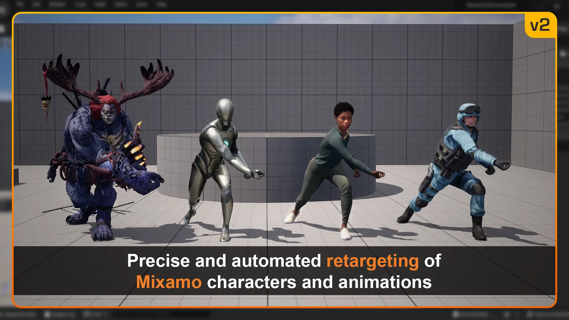 Mixamo动画重定向插件-Mixamo Animation Retargeting 2 - 筱信日记