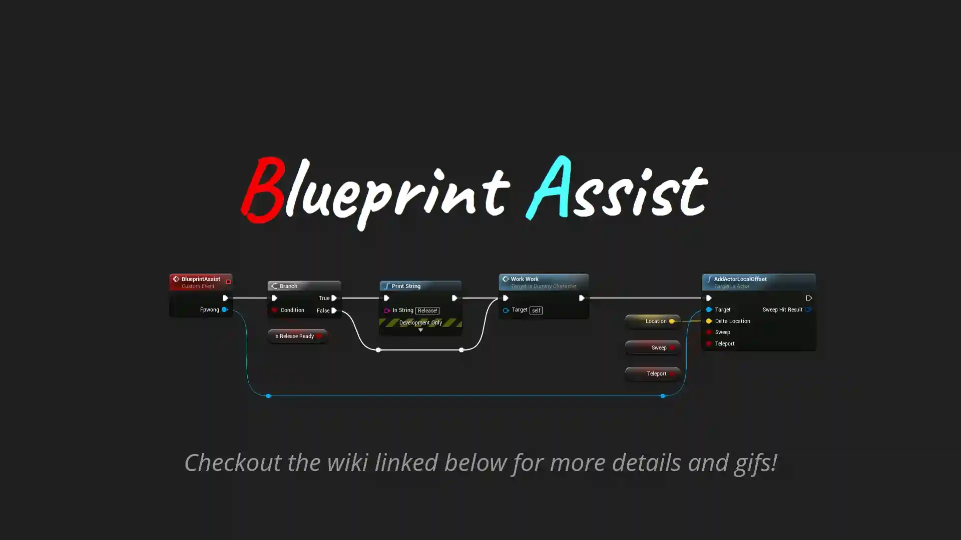 蓝图助手-Blueprint Assist - 筱信日记