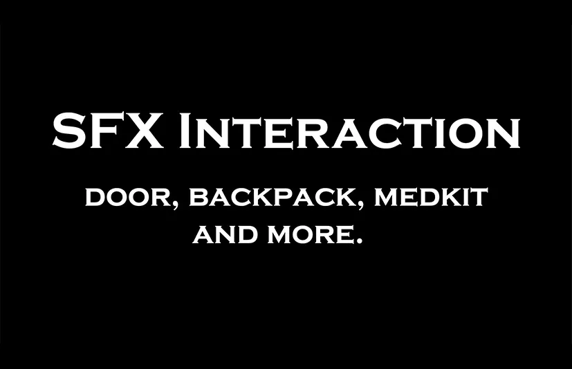 常用物体互动声 – SFX Interaction - 筱信日记