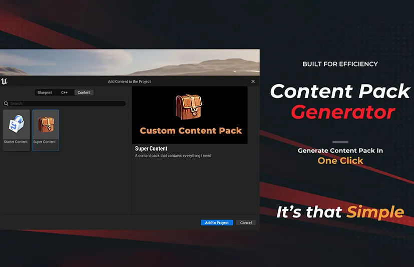 内容包生成器 – Content Pack Generator - 筱信日记