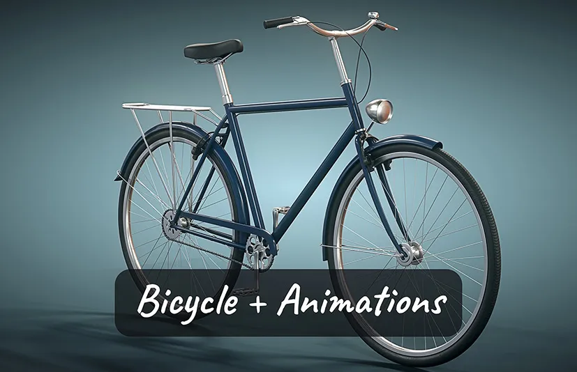 自行车与动画 – Bicycle With Animations - 筱信日记