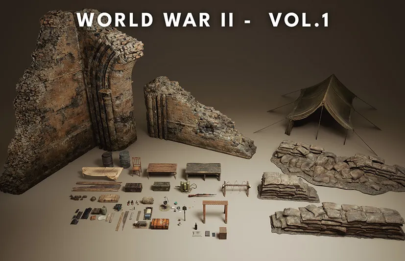 二战模型道具 – World War II – VOL.1 - 筱信日记