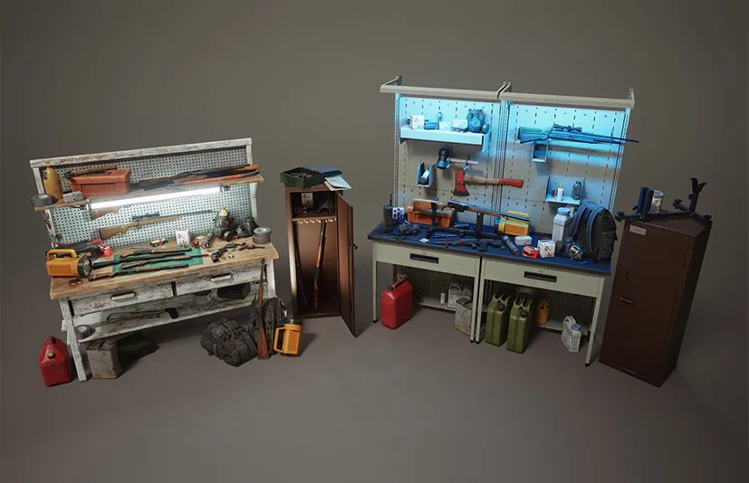 补给品和枪支安全屋 – Safe House VOL.1 – Supplies and Guns (Nanite and Low Poly) - 筱信日记