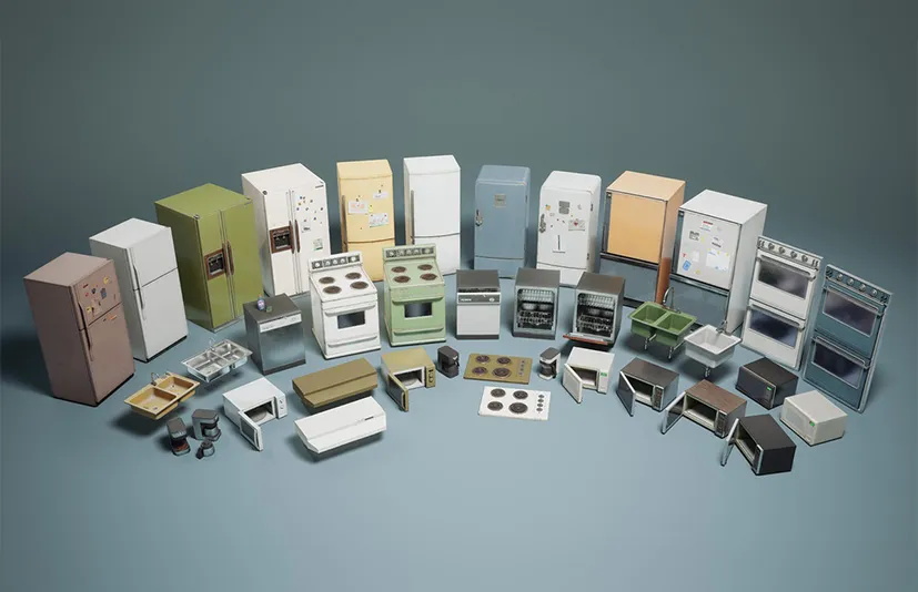 厨房用具 – Suburbs VOL.9 – Kitchen Appliances (Nanite and Low Poly) - 筱信日记