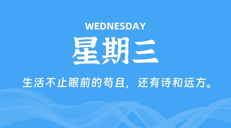 07月31日，星期三, 在这里每天60秒读懂世界！ - 筱信日记