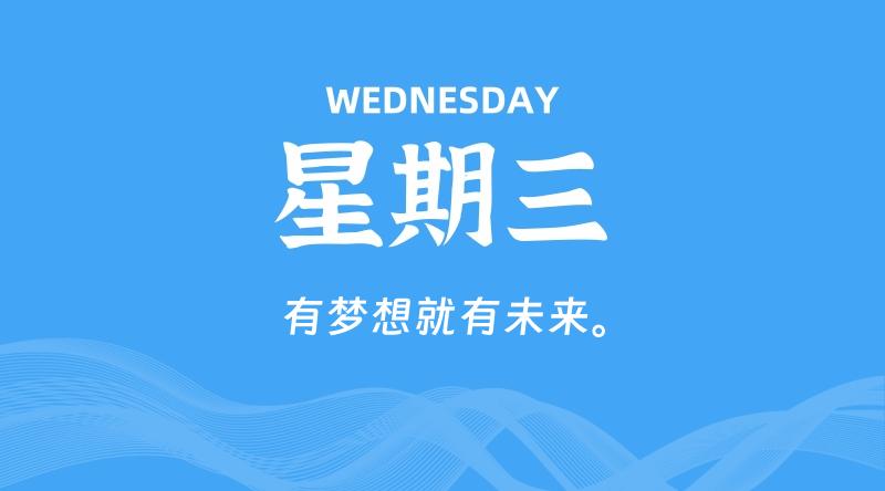 08月14日，星期三, 在这里每天60秒读懂世界！ - 筱信日记