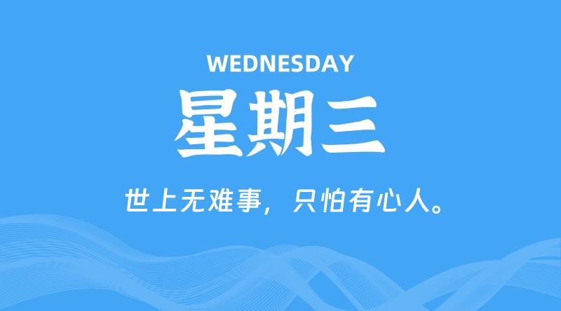 08月21日，星期三, 在这里每天60秒读懂世界！ - 筱信日记