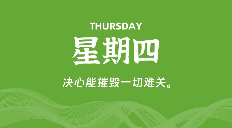 10月24日，星期四, 在这里每天60秒读懂世界！ - 筱信日记